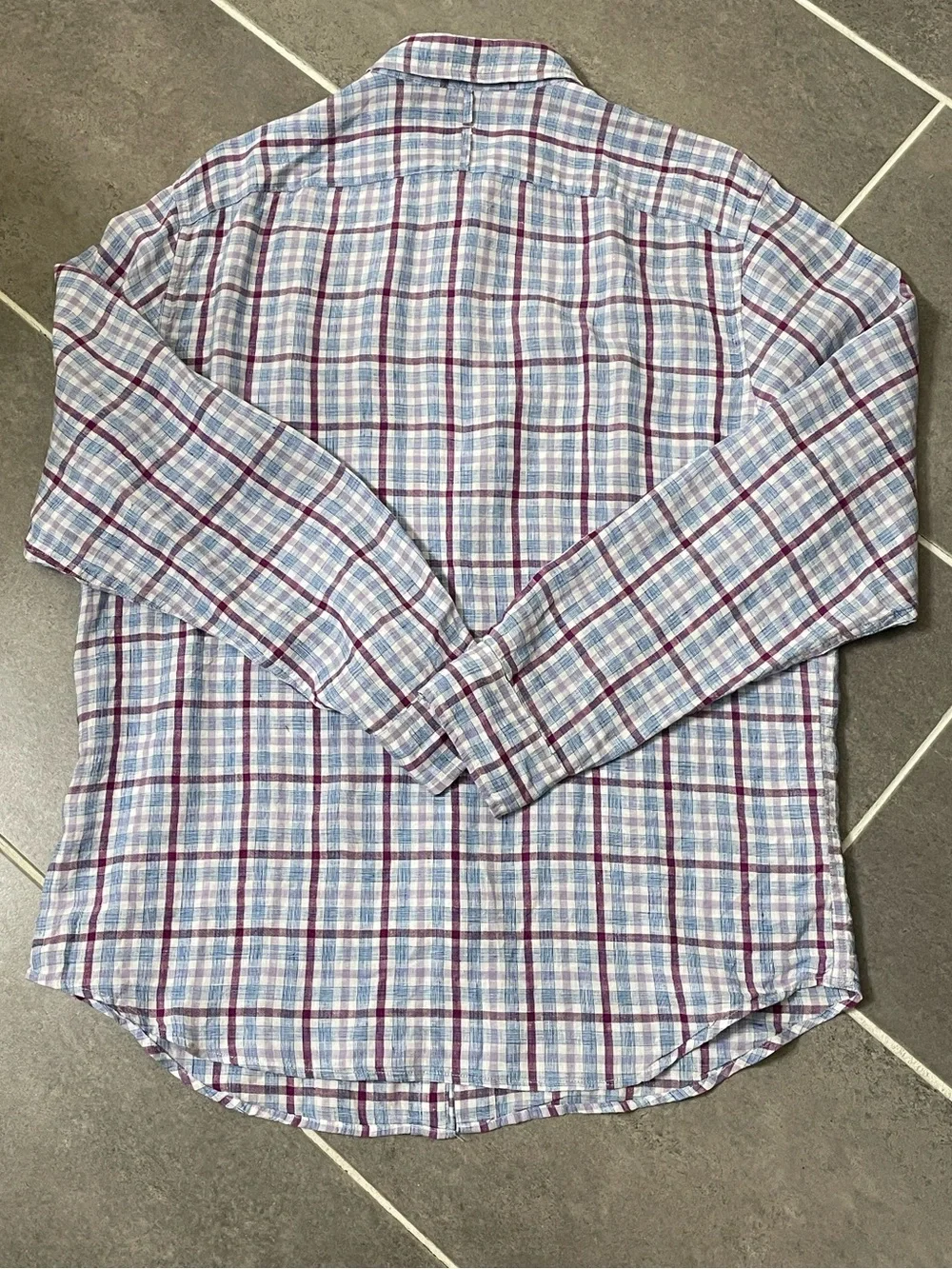 Banana Republic Linen Camden Linen Shirt size Large